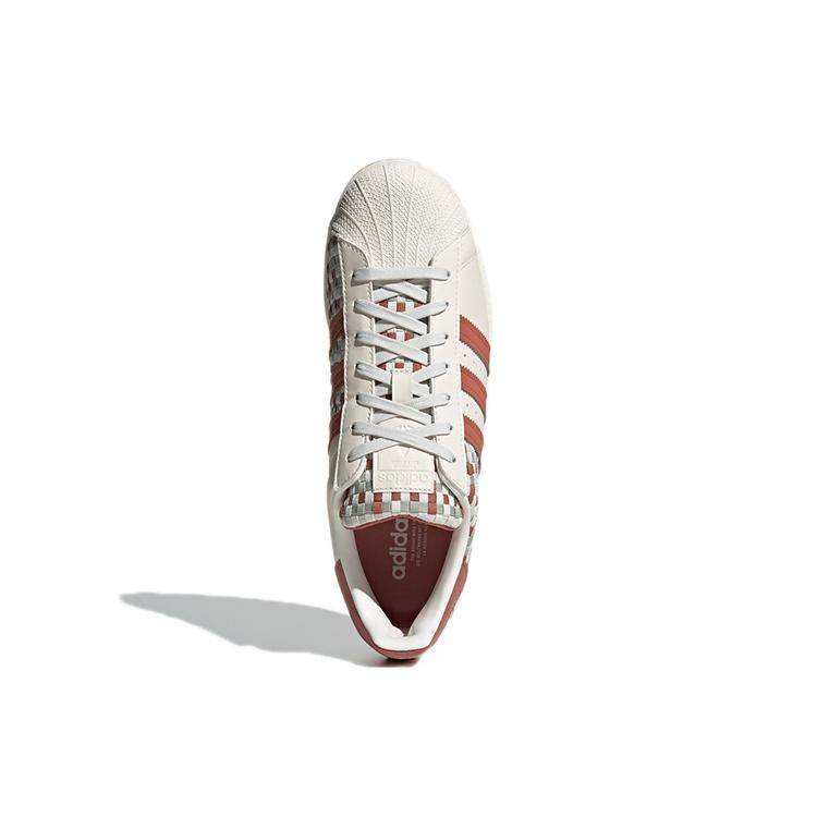 adidas Originals Unisex Superstar Low-Top Sneakers White/Red/Green Men's GV9230