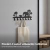 Key Hook Rack Decorative with Hooks Space-Saving for Kitchen, Bathroom