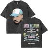 Washed Vintage Rapper Drake for All The Dogs Tshirt Men Women Hip Hop Fashion Pop Music T Shirt  Cotton Short Sleeve Tshirt