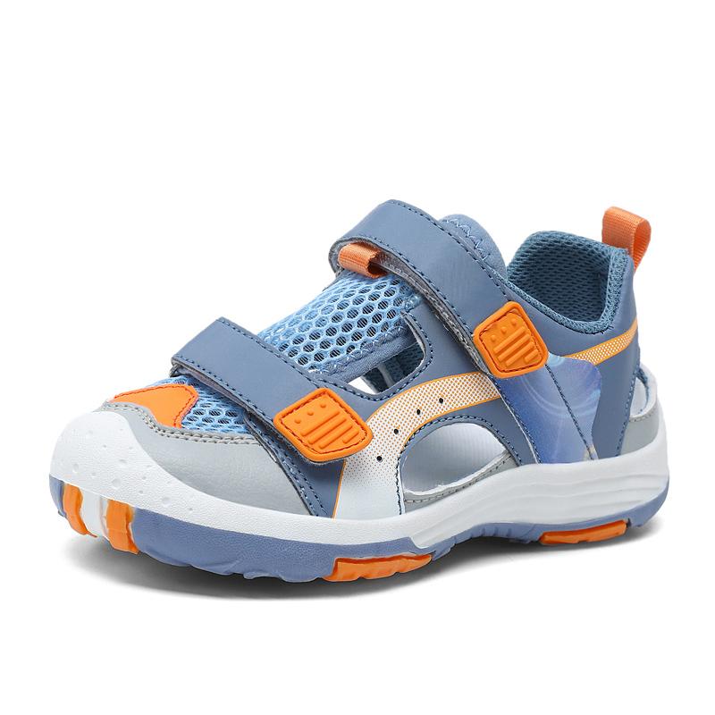 Boys Soft Sandals Fashion Children Shoes Solid Color Baby Sole Anti-slip Anti Collision Outdoor Girls Sandalias Flat Beach