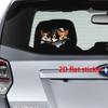 1PC 2D Flat Stickers Welsh Corgi Animal Car Stickers  Wall Stickers Refrigerator Luggage  Laptop Toilet Stickers
