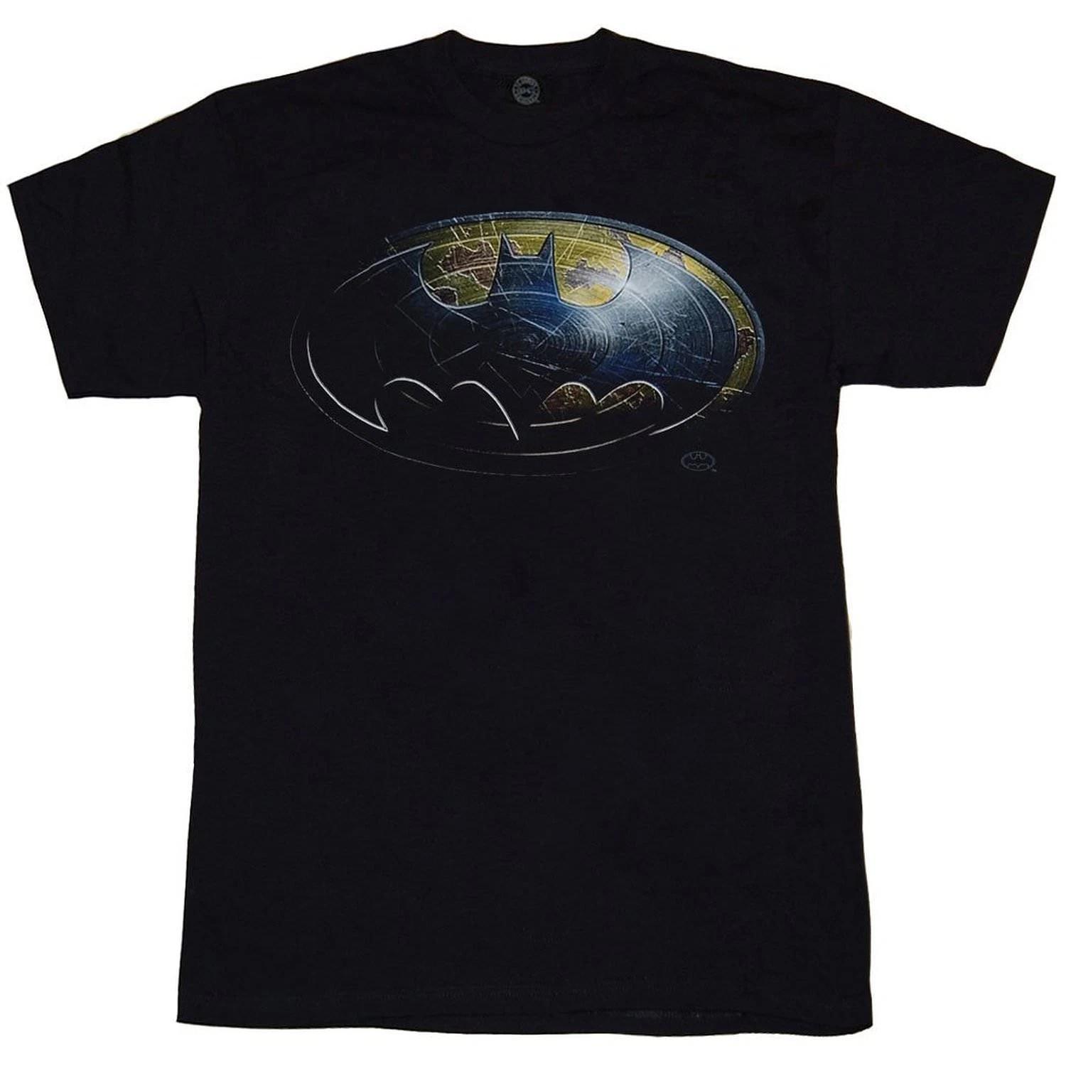 Batman Shield Logo T-Shirt New Tee Licensed DC Comics 4XL