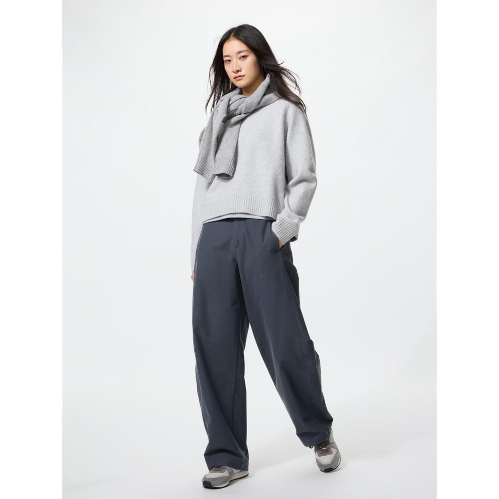 Uniqlo Low Rise Leg Pants  Leg Length 77 Cm  Long Length 