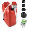 Portable Electric Fuel Transfer Pump Battery Powered Liquid Siphon Pump With Flexible Hose For Gas Cans No Batteries Included