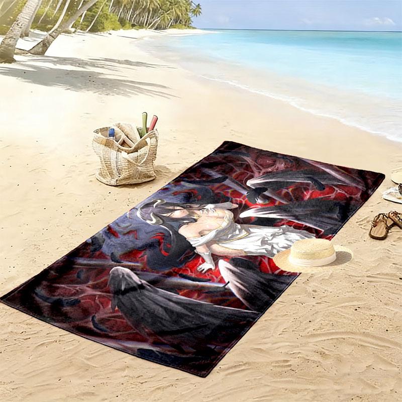 Albedo Print Beach Towel, Large Soft Quick Dry Towel for Beach Camping Swimming