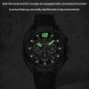 NAVIFORCE Original Quartz Watch for Men Luminous Pointer Calendar Chronograph Silica Strap 30m Waterproof Outdoor Multifunctional Men's Watch NF8063