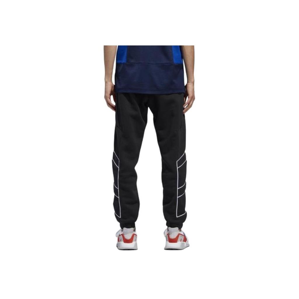 Adidas Originals EQT Outline TP Mens Mid-Rise Knitted Sports Pants Men Bottoms Black DH5223