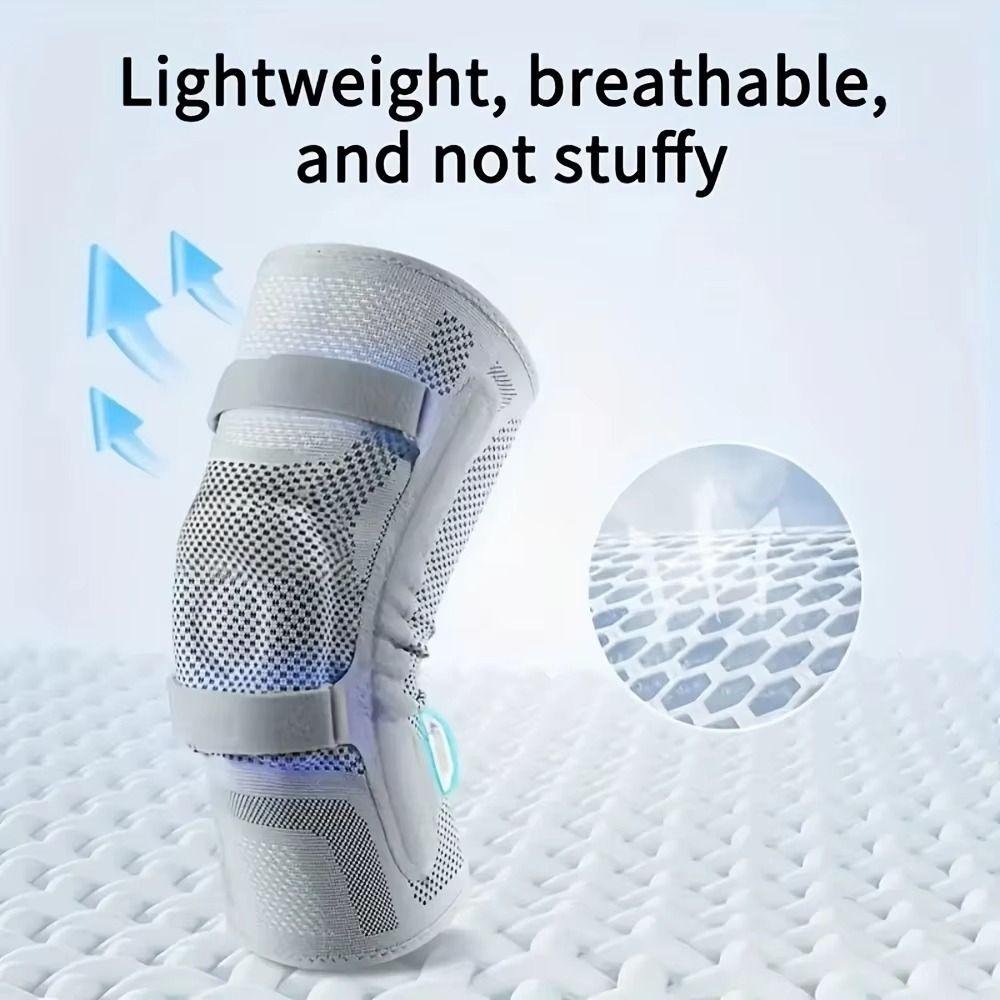 Leg Brace Protector Nylon Knee Brace Breathable Silicone Patella Strap Sports Knee Pads Fitness