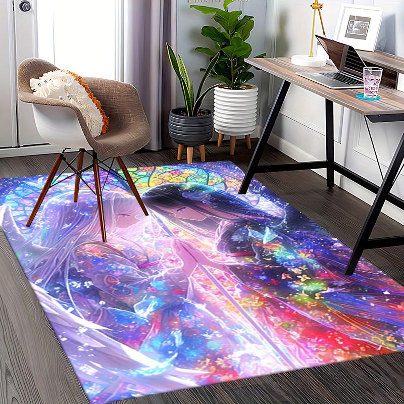 1pc Anime Cartoon Design Chair Mat - Festival Gift for Office Chairs, Suitable for All Seasons and Perfect for Home Decor, Living Room, Bedroom, Game