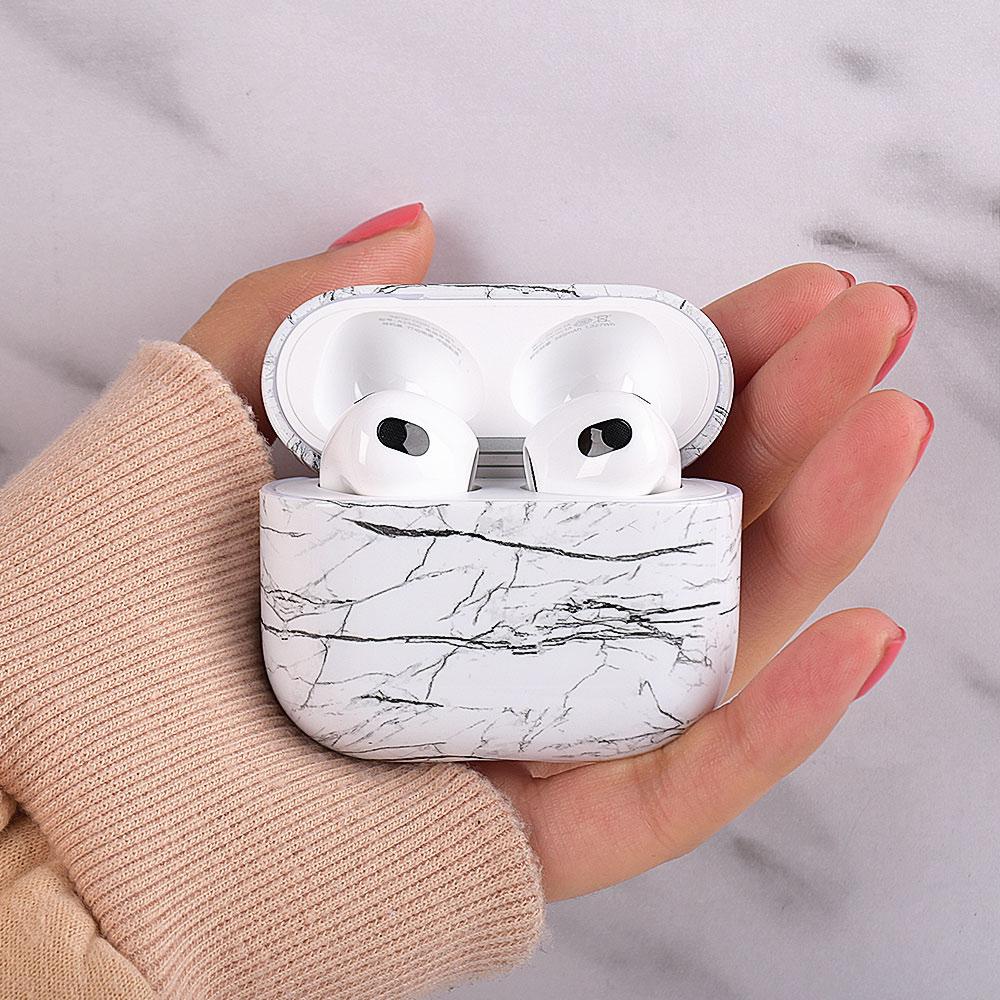 Marble Pattern Case For Apple Airpods 3 2 Hard PC Cover For Airpod Pro 2 1 3 Pro 2 Marble Protective Cases For Airpods 3 Coque