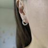 Silver Earrings with Natural Pearls 4.75ct (2186557)