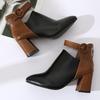 New Arrival Size 35-44 Women Boots for Autumn Large Size High Heels Ankle Boots Women Pumps Shoes Pointed Toe Booties WSH4190