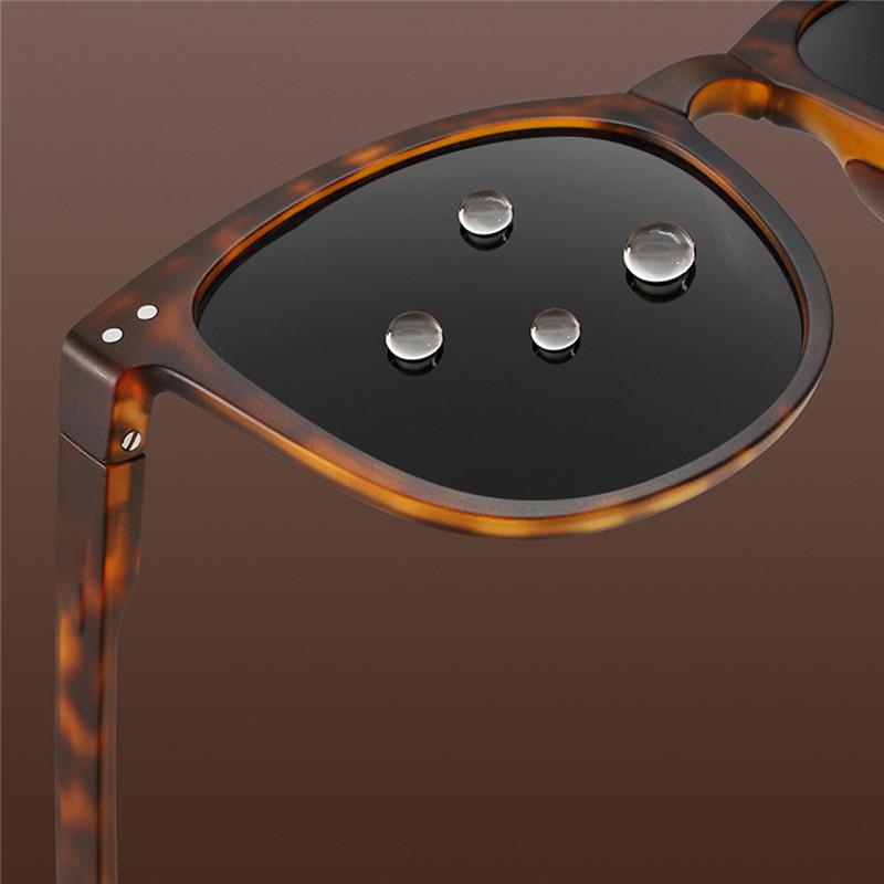 Fashion Portable Folding Sunglasses Women Vintage Eyewear for Men Polarized Glasses Female