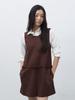 General Idea Suede Belted Dress [Dark Brown] / Wbe4L15512
