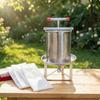 Honey Press with Strainer Bags Sturdy Stainless Steel Long-Lasting