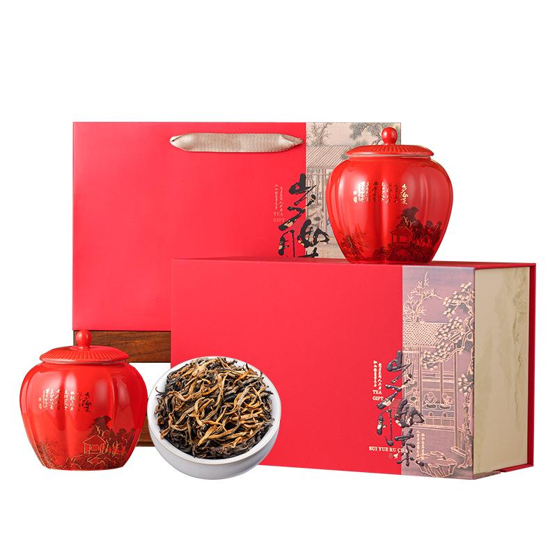 Yunnan Dianhong High Mountain Black Tea - Floral Fragrance, Spring Harvest, Gift Box (250g)