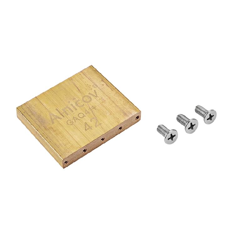 Tremolo Bridge Blok Elektrická Kytara Pevný Mosazný Blok 32mm/34mm/37mm/42mm