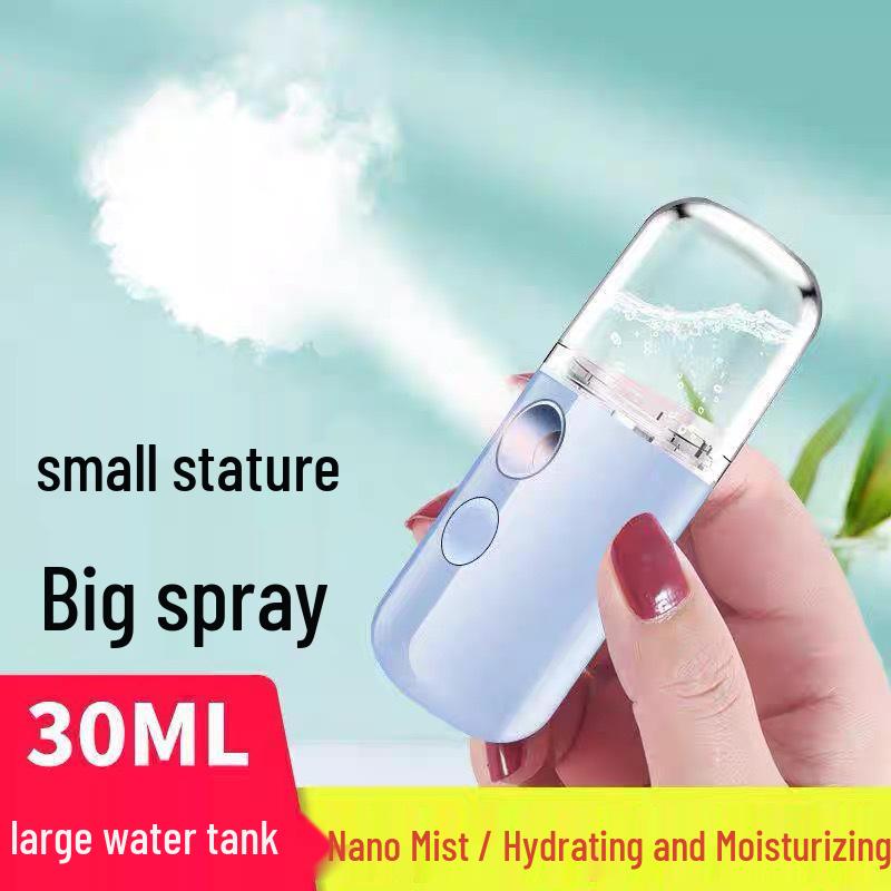 Rechargeable Nano Hot & Cold Spray Hydrator: Portable Winter Skincare Device for Moisturizing & Personal Care