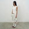Lcdc Tm Shirring Sleeveless Dress (White)