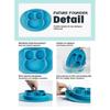 Baby Plate Bowl Mini Silicone Placemat For Baby Toddlers And Kids Portable Plate Baby Non-slip Baby Plate With Suction Cup