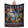 Italian Brainrot  Flannel Blanket Winter  Warm Bedding Throws for Girls Boys Home Decor Comfortable Bedspread Sofa Bed Cover