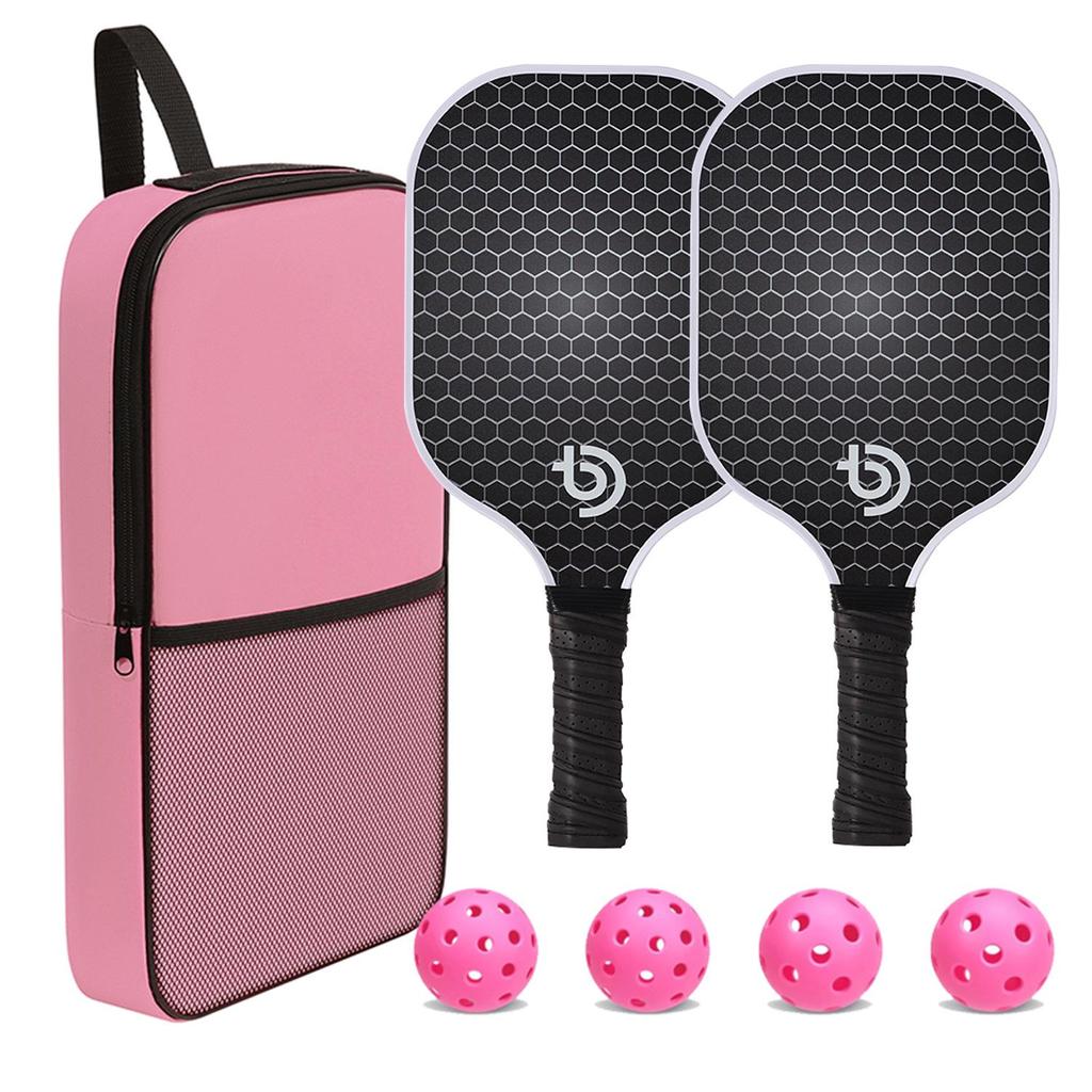 Pickleball-Schläger aus Kohlefaser-Wabenstruktur für Outdoor-Sportarten