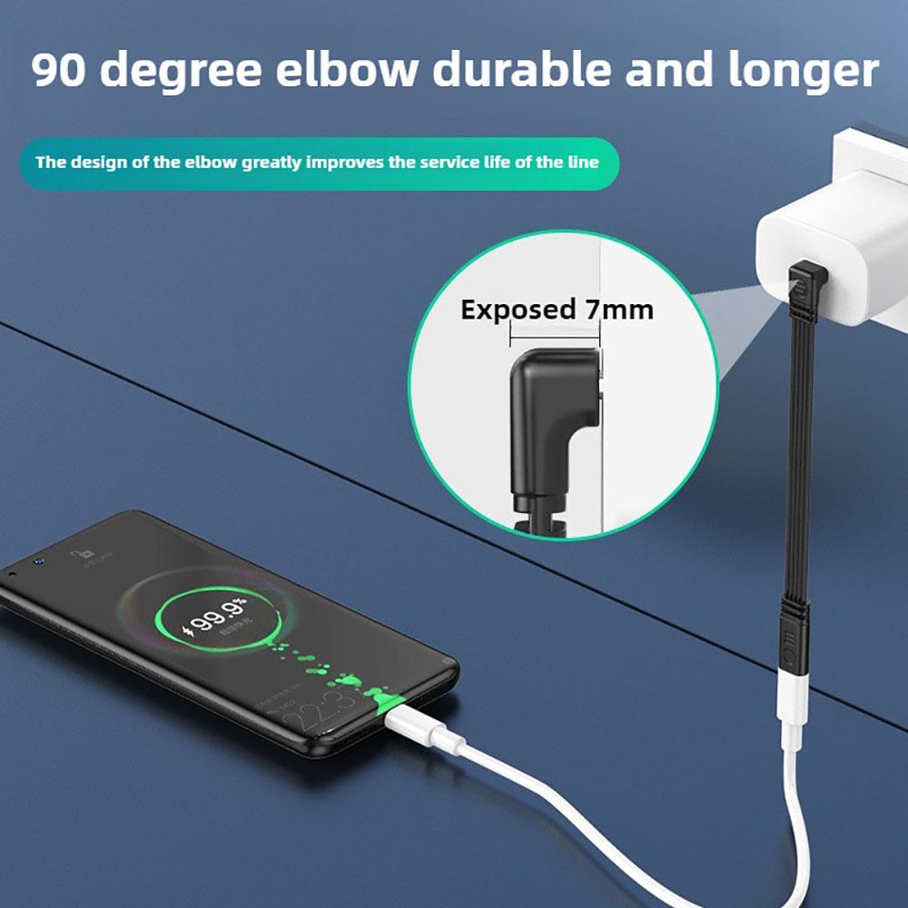 USB C Adapter Cable 1.1/1.1/1.1m Length Type C Converter Cord for Tablets Phones Support 181Mbps Data Transmission 11W