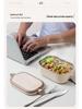Portable Electric Heated Lunch Box – Insulated, Water-Free, Self-Heating for Students & Office Workers