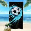Asciugamano da Spiaggia a Tema Calcio: Tuffati nel divertimento! Adatto per asciugamani, teli da bagno, teli da spiaggia