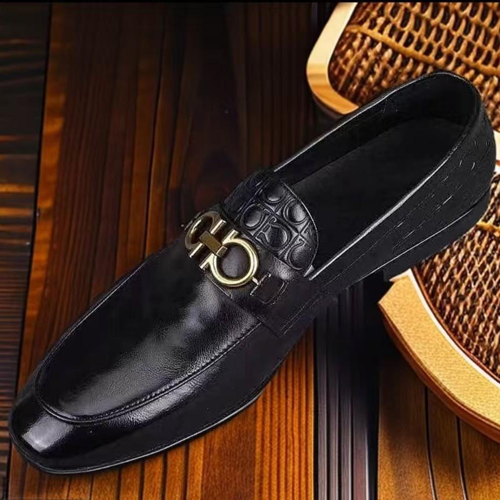 Autumn Business Dress Casual Leather Shoes British Comfortable Breathable Leather Shoes