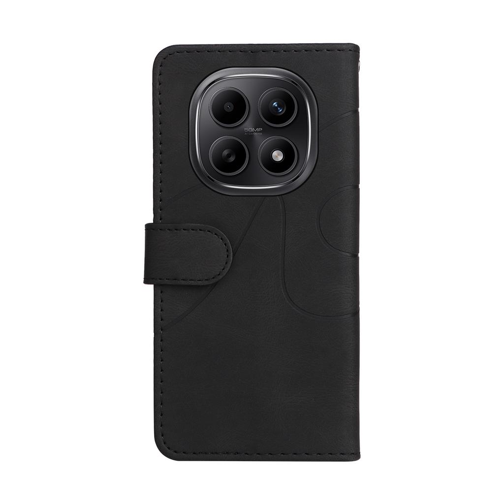 For Xiaomi Poco M8 5G/Redmi Note 15 5G (Global) Leather Phone Case Stand Wallet with Bi-colour Splicing Design