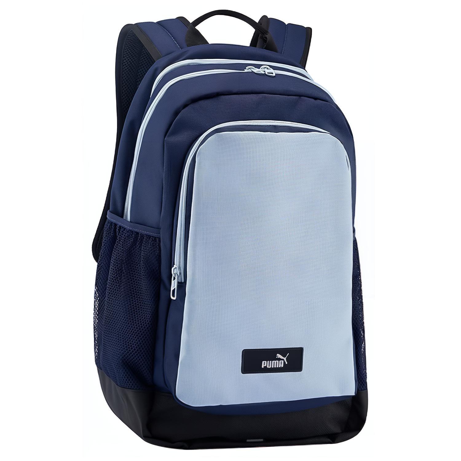 

Новый полиэстеровый рюкзак PUMA среднего размера, унисекс, темно-синий и небесно-голубой 090697-10 30.0*20.1*47.5CM