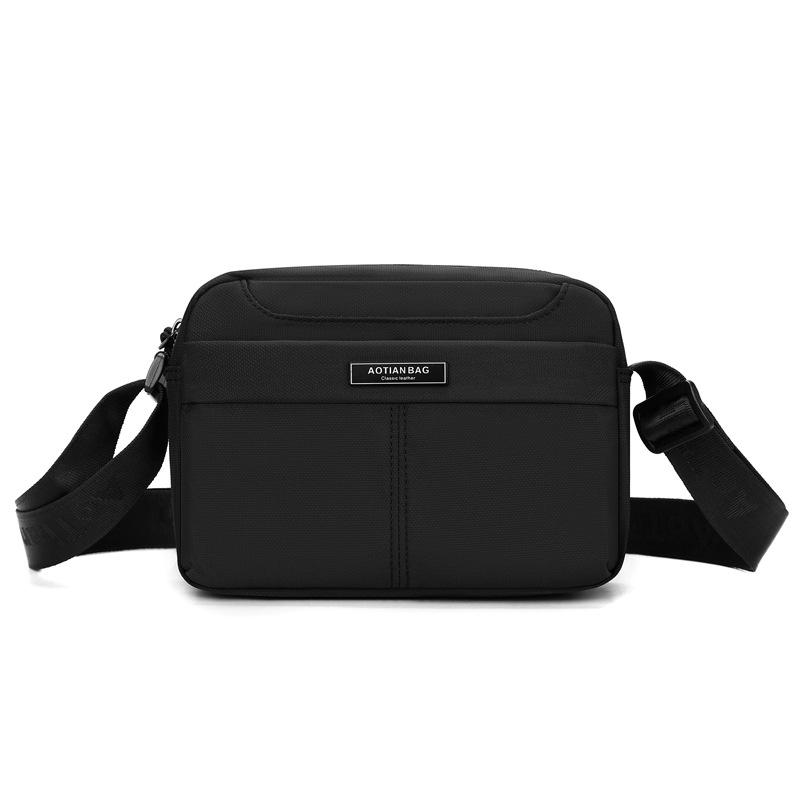 

Мужская маленькая сумка, наплечная сумка, сумка через плечо, дорожная сумка из Оксфорда чёрный
