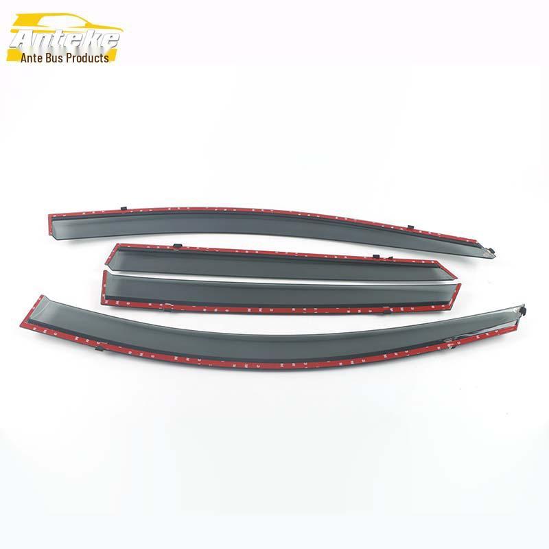 11-16 Tiida Rain Deflectors: 3D Stainless Steel Visor Trim Accessories