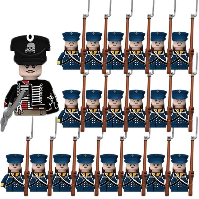 Kids Building Blocks Toy Napoleonic Wars Military WW2 Mini Dolls Soldier Duke Medieval Knights Officer Model Toy wholesale store