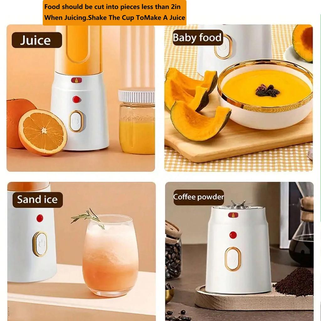 New Portable, Rechargeable, Small-sized Multifunctional Juicer for Baby Food, Ice Crushing, and Home Use