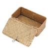 Handwoven Seagrass Storage Basket Seagrass Desktop Organizer Woven Rectangular Basket  Office Desk