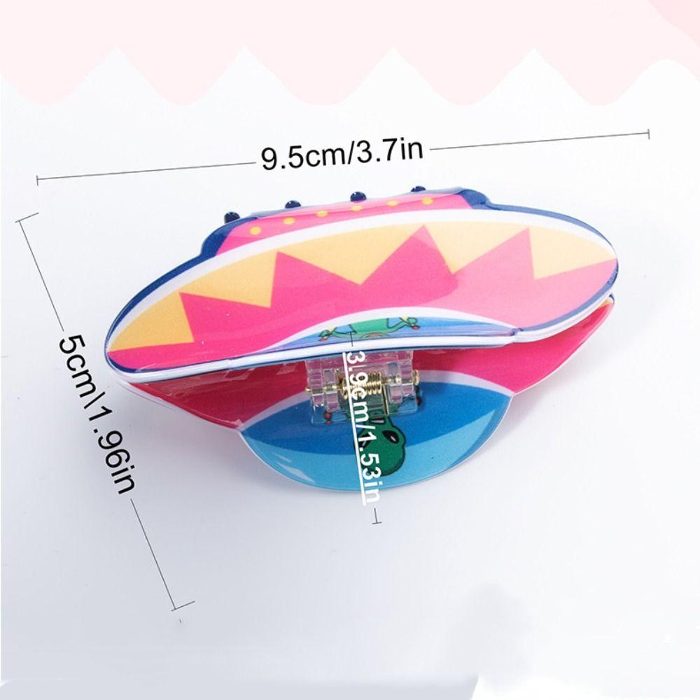 Cartoon Alien Hair Claw Grab Clip Plastic Hair Clip Fashion   Girl