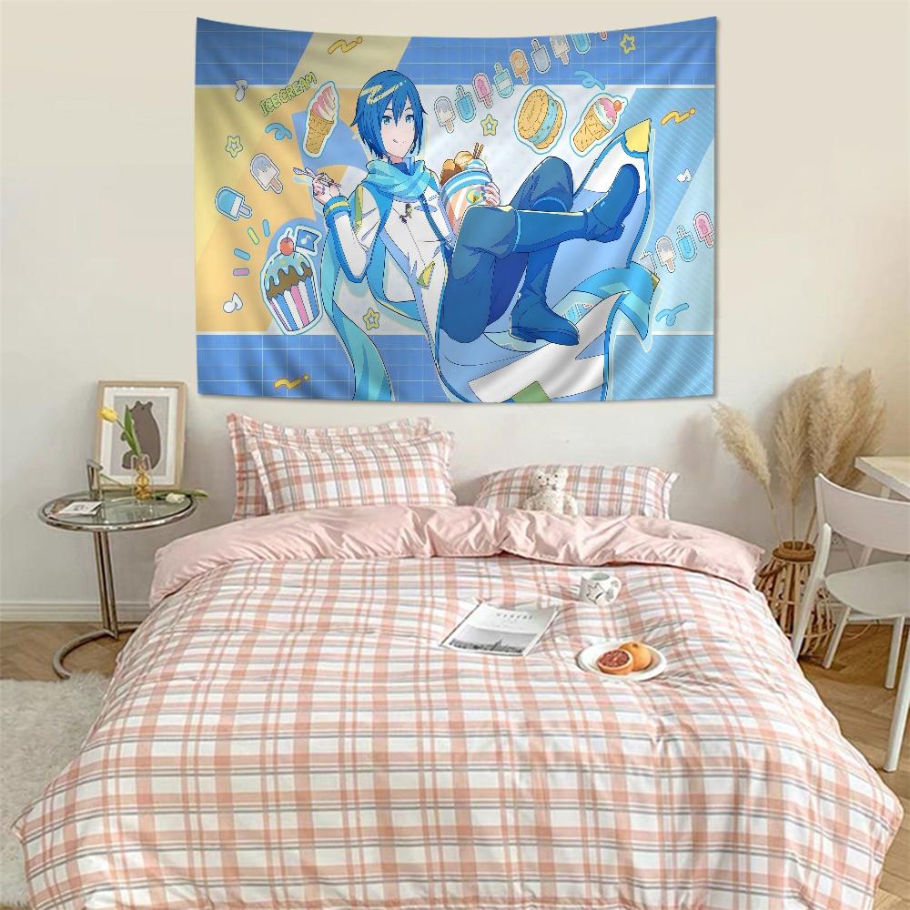 VOCALOID Virtual Singer Miku Printed Large Wall Tapestry Cheap Hippie Wall Hanging Bohemian Wall Tapestries Mandala Home Decor