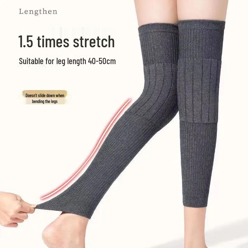 Genunchiere Arctic Fleece Cașmir: Jambiere groase și călduroase pentru bărbați și femei, ideale pentru vreme rece și articulații, potrivite pentru persoane de vârstă mijlocie și vârstnici.