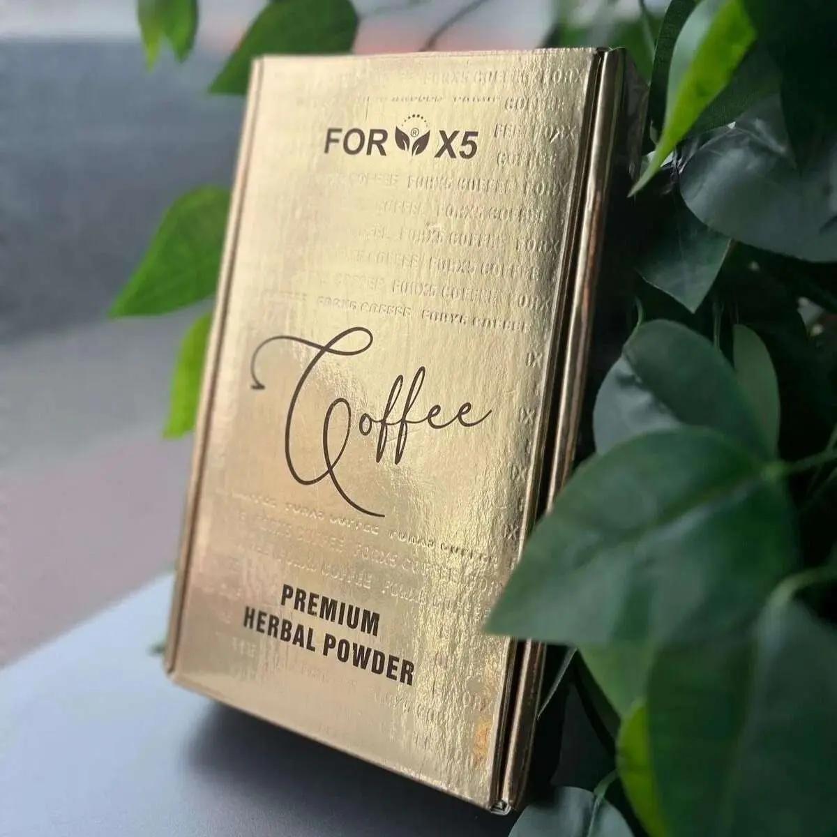 

FORX5 Premium Herbal Coffee Powder - For a Healthy and Delicious Start to Your Day