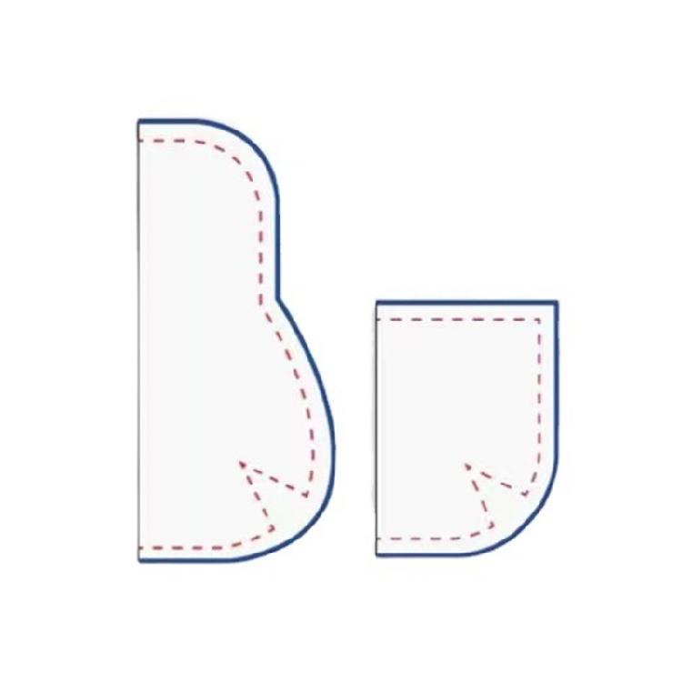 Sewing Template With Ergonomic Designs Cloth Crafting Accessory Tool