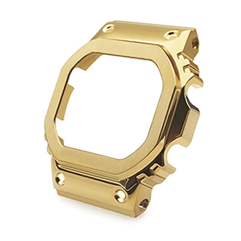 Stainless Steel Replacement Case & Band for Casio G-Shock DW-5600/GW-M5610 Men's Watch