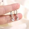 Cube Shape Stud Earrings For Women Niche Design Light Luxury High End Fashion Jewelry Cool Ear Accessories