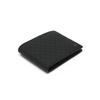 Daks Black Dd Logo Matte Leather Bifold Wallet Dbwa2f363
