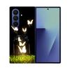 For Samsung Galaxy Z Fold 7 6 5 4 3 2 Case Transparent Protective Back Cover Hard PC Shell For Samsung Z Fold7 Fold6 Fold5 Etui