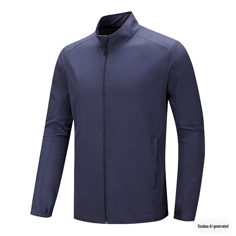 PERFEITO CRIATIVO Мужская солнцезащитная куртка с защитой UPF50+, приталенного кроя L