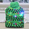 LED Light-Up Knitted Christmas Hat for Adults & Kids - Festive Party Accessory