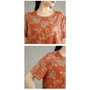 Dimanaf 2025 Summer Women Plus Size Long Dress Short Sleeve Vintage Basic Oversized Casual Loose Dress Floral New