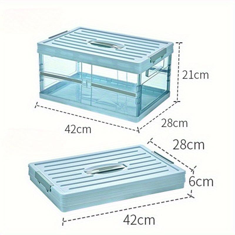 Household Transparent Storage Box Car Trunk Storage Box Finishing Box Sundries Book Box Storage Box for Clothes
